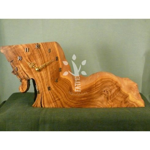 Akciós asztali óra japán akácból II. (03_782)