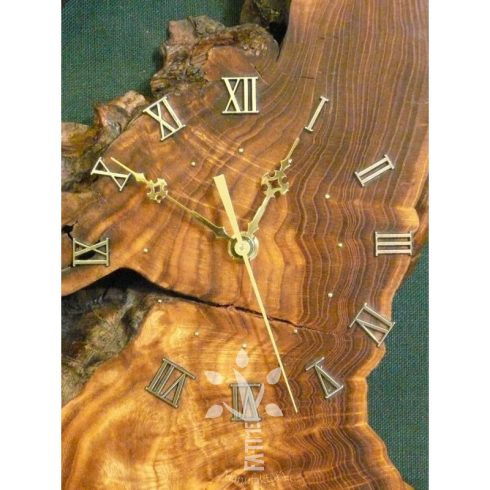 Fali-asztali óra japán akácból VI.(04_100)