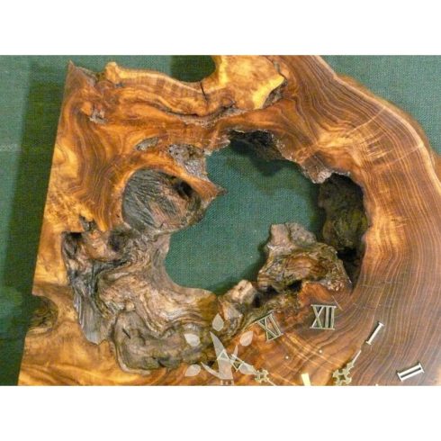 Fali-asztali óra japán akácból VI.(04_100)