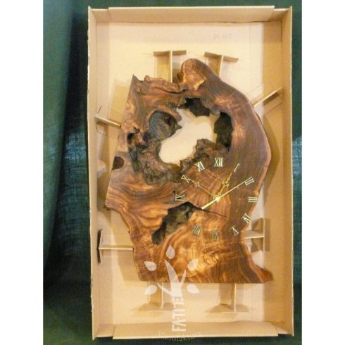 Fali-asztali óra japán akácból VI.(04_100)