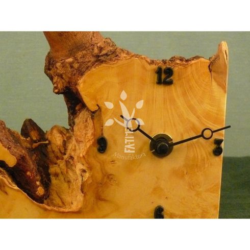 Asztali óra juharfából IV. (04_353)