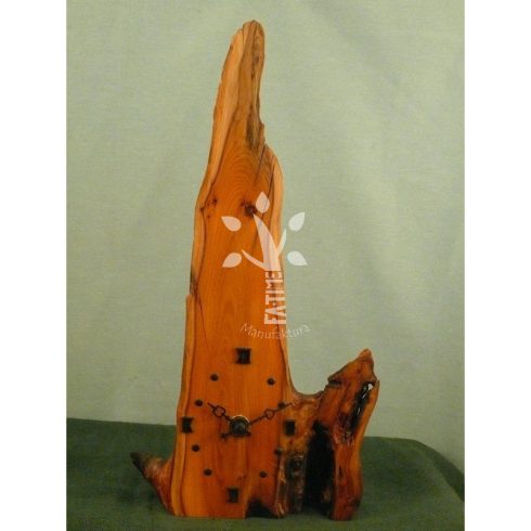 Asztali óra tiszafából (06_384)