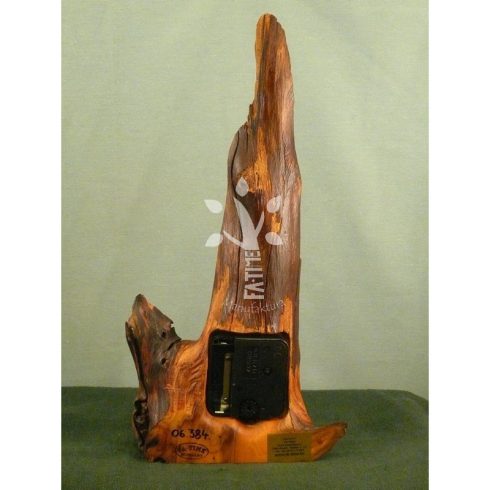 Asztali óra tiszafából (06_384)