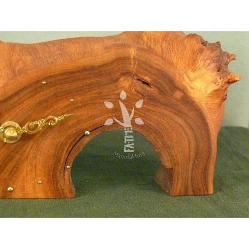 Akciós asztali óra japán akácból (07_326)