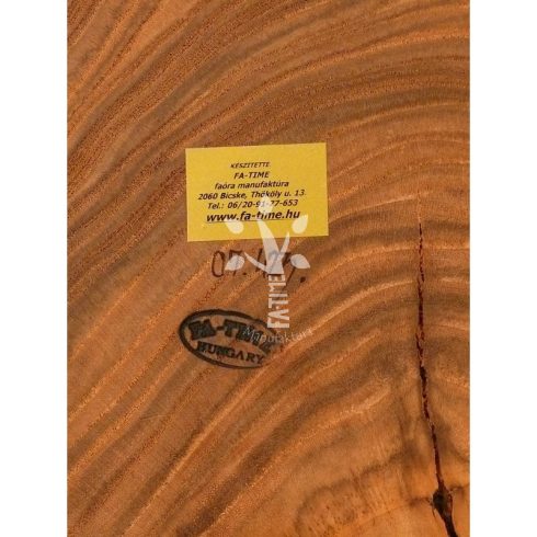 Nagyméretű falióra japán akácból (07_423)