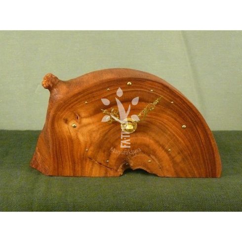 Akciós asztali óra japán akácból III. (09_097)