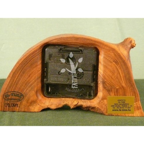 Akciós asztali óra japán akácból III. (09_097)