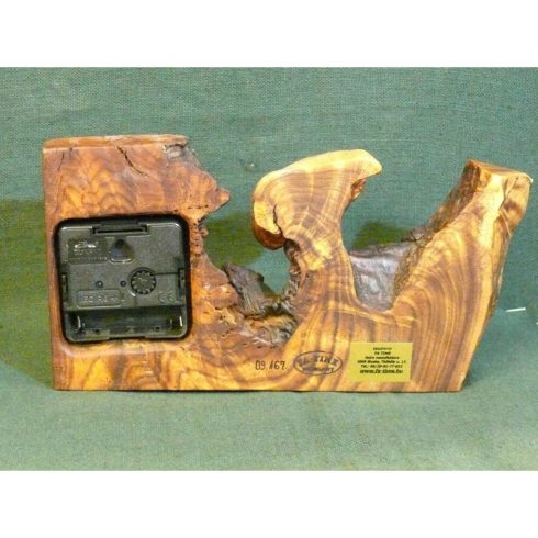 Impozáns asztali óra japán akácból (09_167)