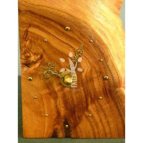 Asztali falióra japán akácból IV.(10_084)