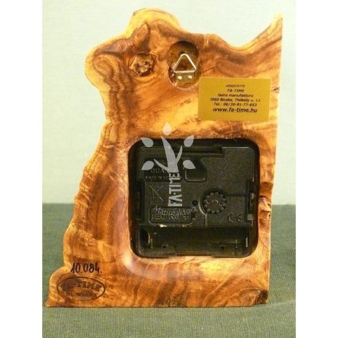 Asztali falióra japán akácból IV.(10_084)