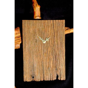 Rusztikus falióra öreg akácfából  (19_032)