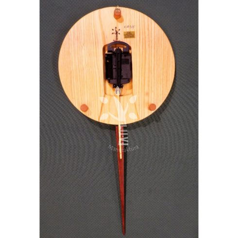 Pendulum wallclock made of ash wood (A-19_265)