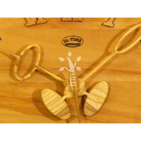 Igazi faóra fa mutatókkal (A_07-118)