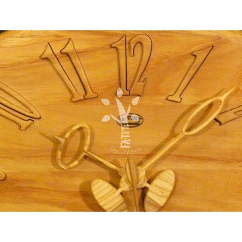 Igazi faóra fa mutatókkal (A_07-118)