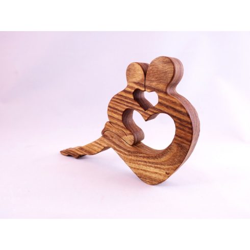Mother, Motherhood - decoration made of japanese acacia wood (Anya2)