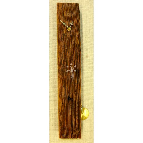 Karcsú, rusztikus ingaóra akácfából (BAA_20_014)