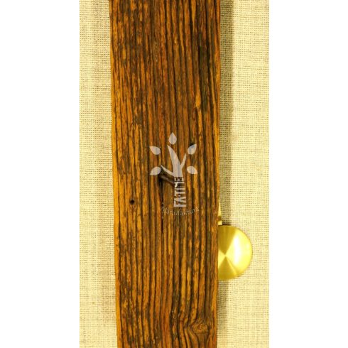 Karcsú, rusztikus ingaóra akácfából (BAA_20_014)