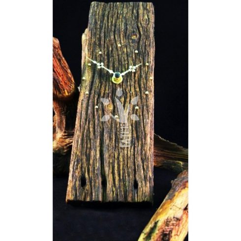 Rusztikus falióra öreg akácfából  (BA_19-043)