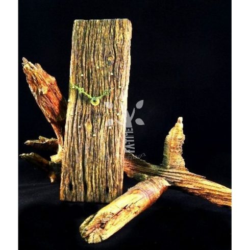 Rusztikus falióra öreg akácfából  (BA_19-043)