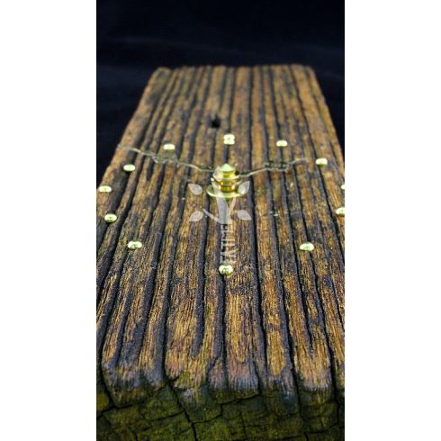 Rusztikus falióra öreg akácfából  (BA_19-044)