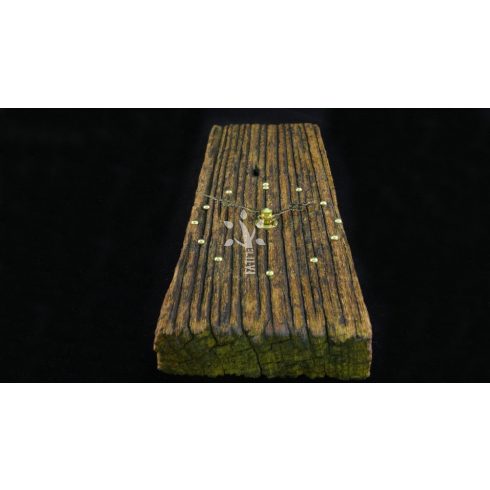 Rusztikus falióra öreg akácfából  (BA_19-044)