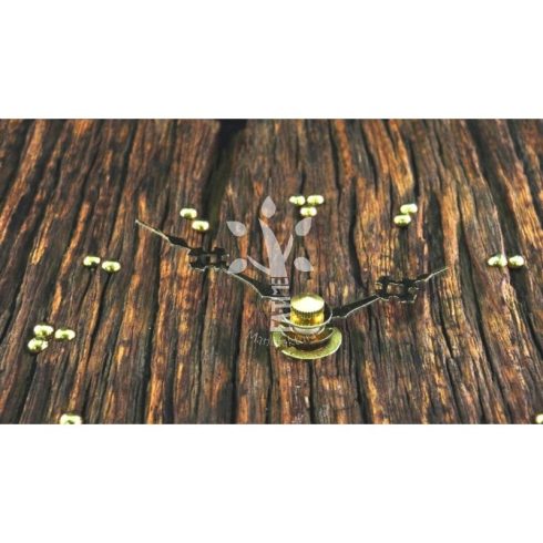 Rusztikus falióra öreg akácfából ( BA_19-050)