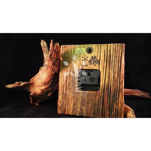 Rusztikus falióra öreg akácfából ( BA_19-050)