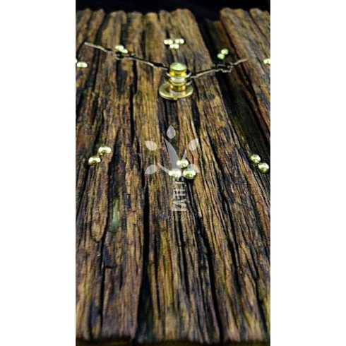 Rusztikus falióra öreg akácfából (BA_19-051)