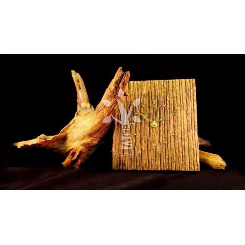 Rusztikus falióra öreg akácfából (BA_19-053)