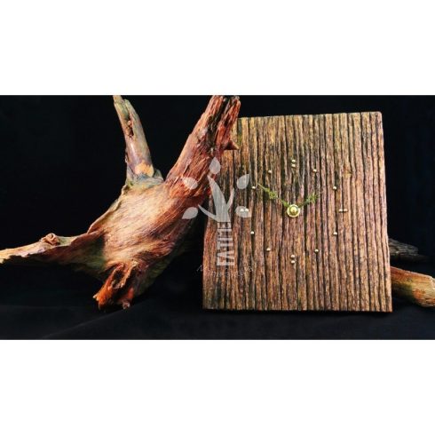 Rusztikus falióra öreg akácfából (BA_19-053)