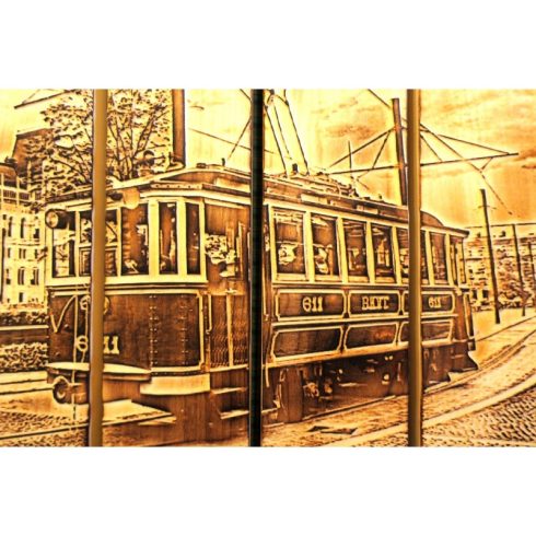 Parlament falikép villamossal