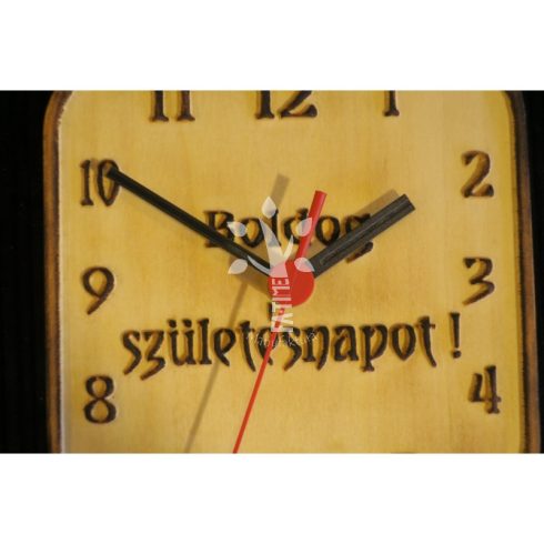 "Boldog  Születésnapot " faliióra  (BSZN_19_003)