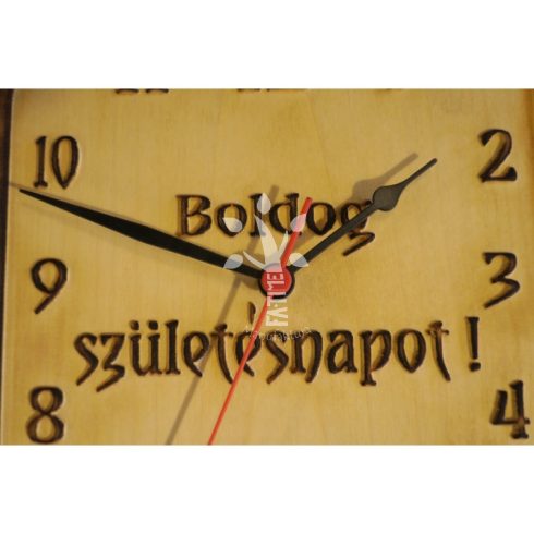 "Boldog 50. Születésnapot" falióra (BSZN_50-19_002)