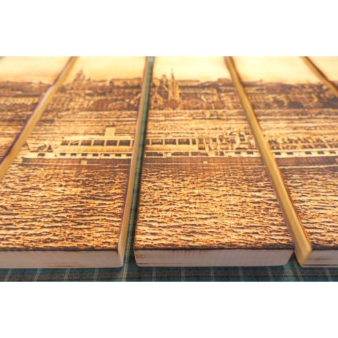  Budai panoráma gravírozott falikép