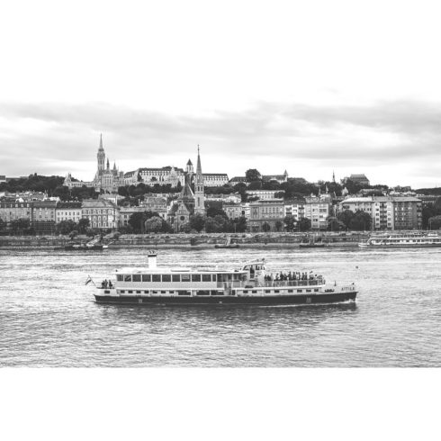  Budai panoráma gravírozott falikép