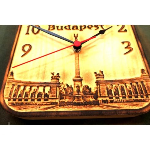 Hősök tere falióra (nagy) (BUDAPEST PANORÁMA SOROZAT) (Bp-5)