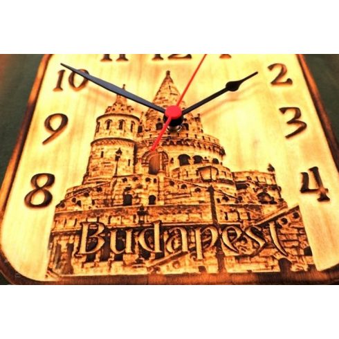Fisherman's Bastion wall clock