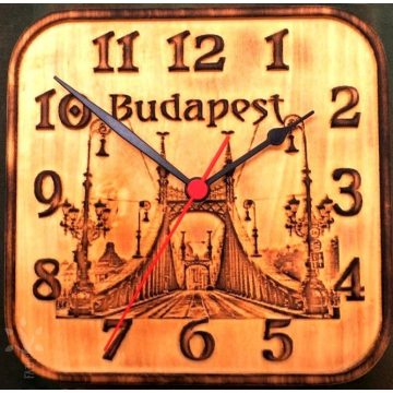    Szabadság híd óra  (kicsi) (Budapest panoráma sorozat ) (Bp-9-K)