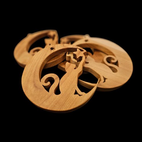 Tree of Life Trivet and Wall Decoration – Wooden Round Decor