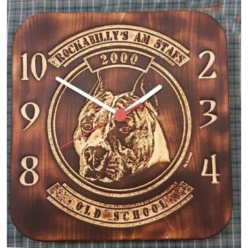 Egyedi megrendelésre készült kutyás óra (EMKO)