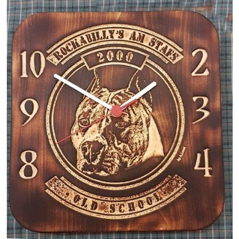 Egyedi megrendelésre készült kutyás óra (EMKO)