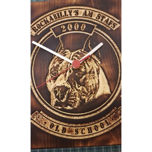 Egyedi megrendelésre készült kutyás óra (EMKO)