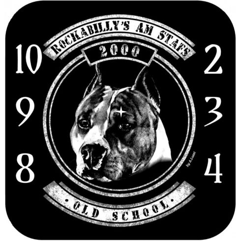 Egyedi megrendelésre készült kutyás óra (EMKO)