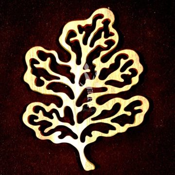 Tölgy levél edényalátét   (FL2)