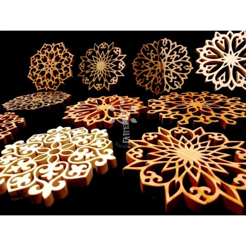 Hópehely 6 edényalátét (HP6)