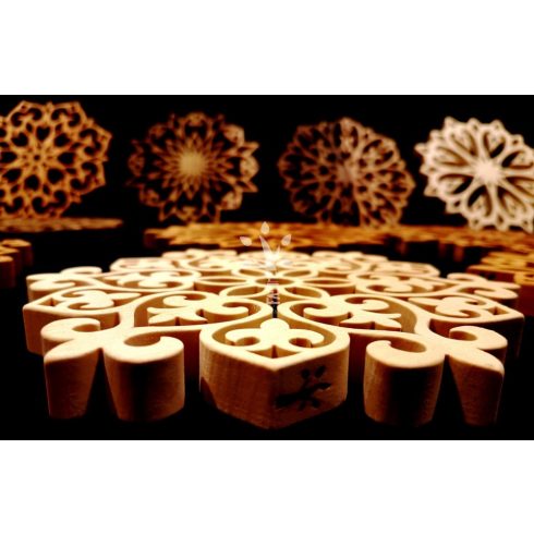 Hópehely 7 edényalátét (HP7)