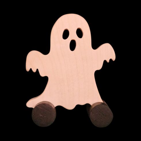 Fából készült  halloween szellem  őszi dekoráció