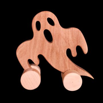 Fából készült  halloween szellem  őszi dekoráció