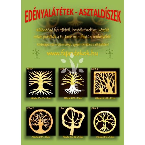 "Halcsont" edényalátét 1 (Hal1)