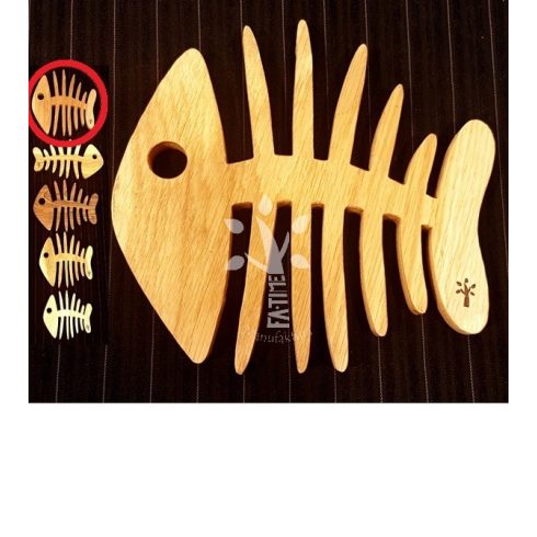 "Halcsont" edényalátét 5 (Hal5)